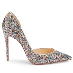 Christian Louboutin Iriza Mosaic Tri Vitraux Spec 37 RARE
